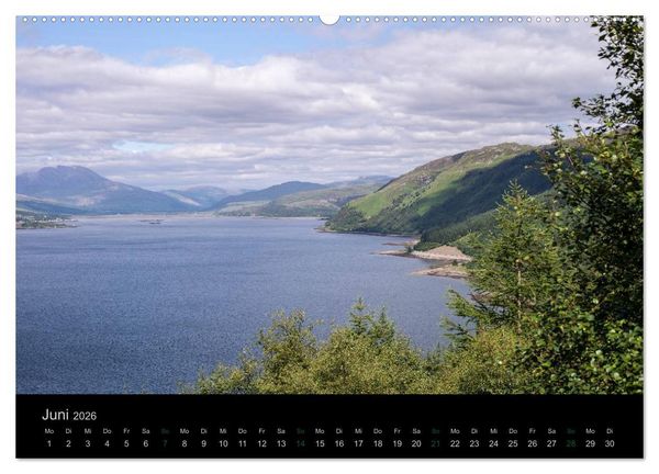 Produktbild: Schottland Highlands und Ostk&uuml;ste (hochwertiger Premium Wandkalender 2026 DIN A2 quer), Kunstdruck in Hochglanz