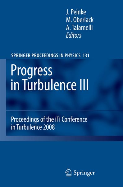 Produktbild: Progress in Turbulence III