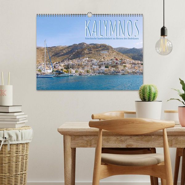 Produktbild: Kalymnos. Griechische Inselsch&ouml;nheit im Herzen des Dodekanes (Wandkalender 2026 DIN A3 quer), CALVENDO Monatskalender