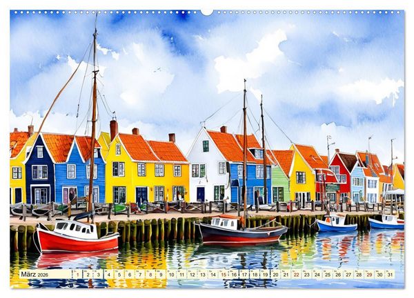 Produktbild: Zauberhafte Niederlande (hochwertiger Premium Wandkalender 2026 DIN A2 quer), Kunstdruck in Hochglanz