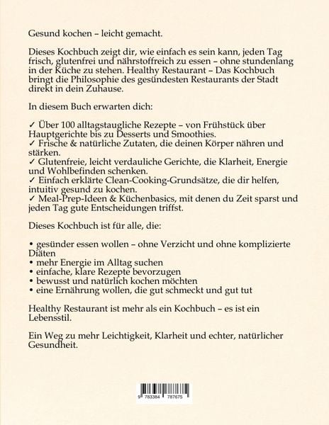 Produktbild: Healthy Restaurant - Das Kochbuch