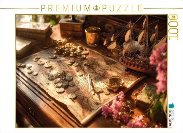 Produktbild: CALVENDO Puzzle Der Ozean segnet die, die ihn f&uuml;rchten | 1000 Teile Lege-Gr&ouml;&szlig;e 64x48cm Foto-Puzzle f&uuml;r gl&uuml;ckliche Stunden
