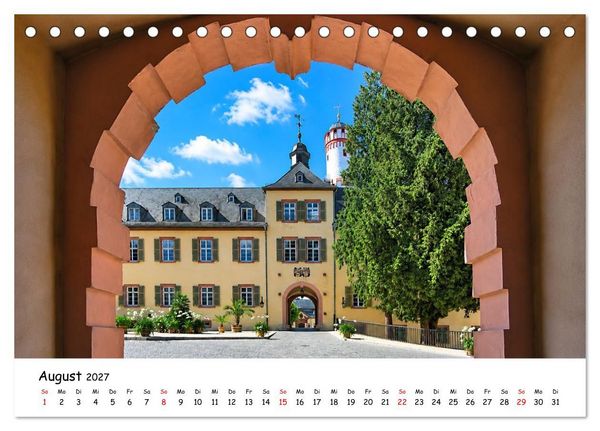 Produktbild: Bad Homburg Schlossblick (Tischkalender 2027 DIN A5 quer), CALVENDO Monatskalender