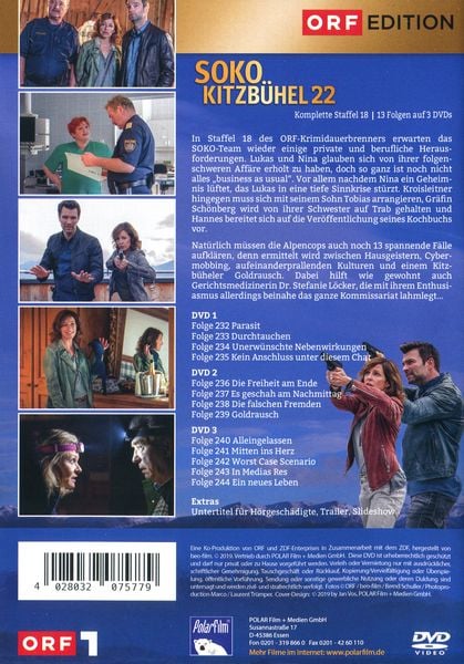 Produktbild: Soko Kitzb&uuml;hel - Box 22 [3 DVDs]