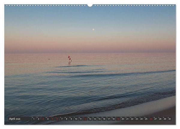 Produktbild: Blick aufs ruhige Meer (hochwertiger Premium Wandkalender 2026 DIN A2 quer), Kunstdruck in Hochglanz