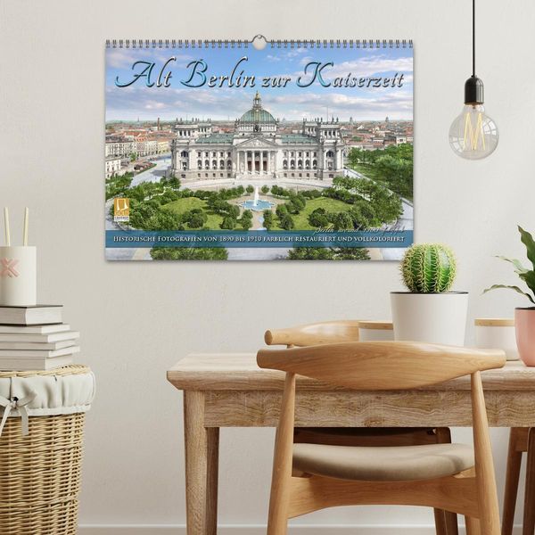 Produktbild: Berlin zur Kaiserzeit &ndash; Fotos neu restauriert und detailkoloriert (Wandkalender 2026 DIN A3 quer), CALVENDO Monatskalender