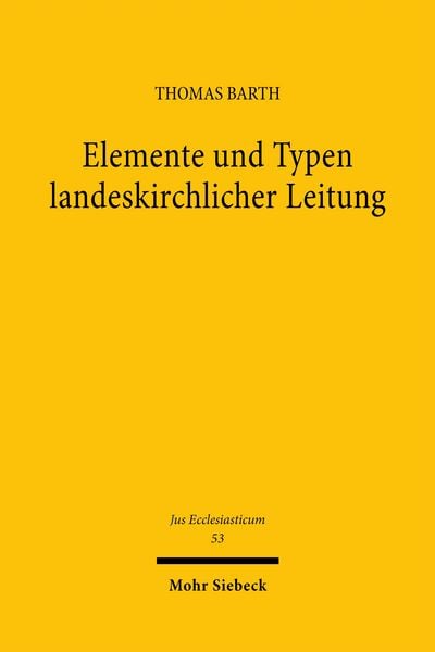 Produktbild: Elemente und Typen landeskirchlicher Leitung