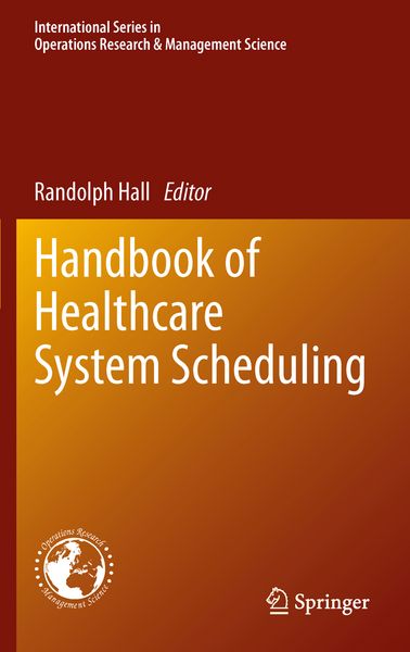 Produktbild: Handbook of Healthcare System Scheduling