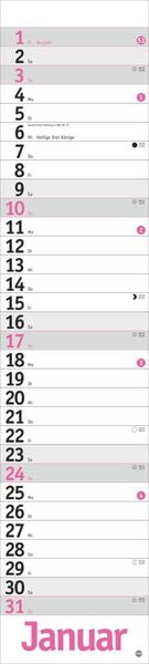 Produktbild: Langplaner, pink 2027