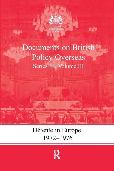 Produktbild: Detente in Europe, 1972-1976