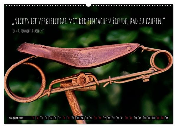 Produktbild: Velo Kunst (Wandkalender 2026 DIN A2 quer), CALVENDO Monatskalender