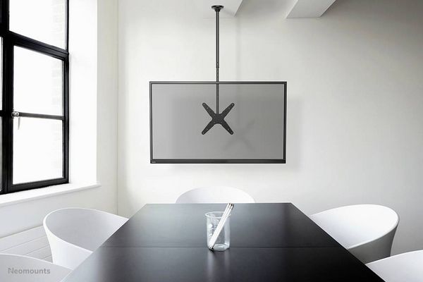 Produktbild: Neomounts FPMA-C340BLACK TV-Deckenhalterung 81,3 cm (32") - 190,5 cm (75") Schwenkbar, Rotierbar, Neigbar, H&ouml;henverstellbar