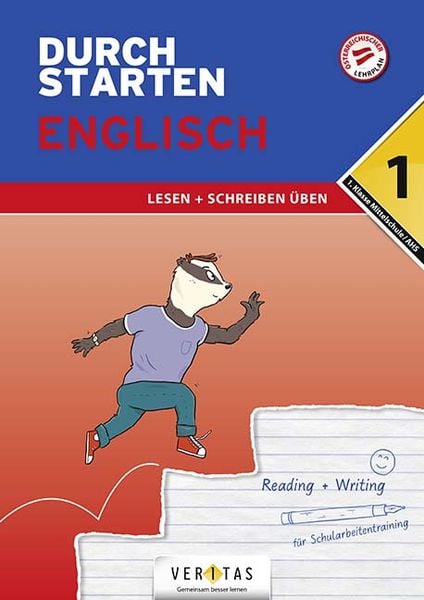 Durchstarten Englisch 1. Klasse Mittelschule/AHS Lesen und Schreiben üben, Taschenbuch von Nicole Eisinger-Müllner,Julie Eiwen, VERITAS Verlags- und