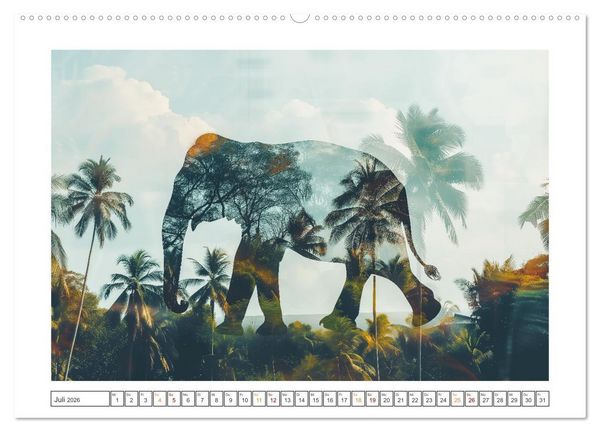 Produktbild: Traumhafte Silhouetten (hochwertiger Premium Wandkalender 2026 DIN A2 quer), Kunstdruck in Hochglanz