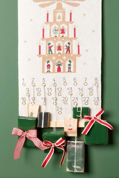 Produktbild: Stickpackung Gez&auml;hlter Kreuzstich, Adventskalender, 100%