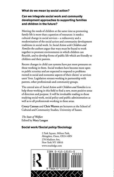 Produktbild: Social Action with Children and Families