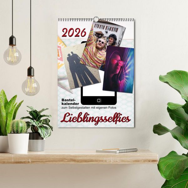 Produktbild: Lieblingsselfies (Wandkalender 2026 DIN A3 hoch), CALVENDO Monatskalender