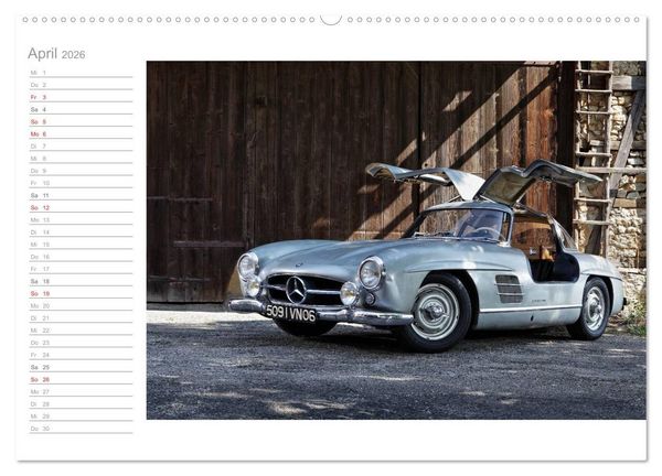 Produktbild: 300 SL Collectors Edition 2 (Wandkalender 2026 DIN A2 quer), CALVENDO Monatskalender