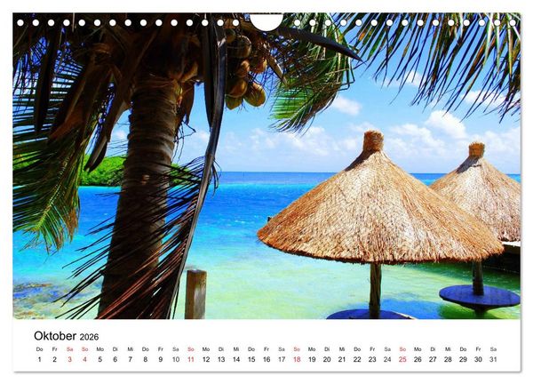 Produktbild: Traumstr&auml;nde in der Karibik (Wandkalender 2026 DIN A4 quer), CALVENDO Monatskalender