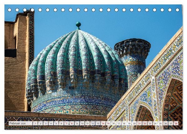 Produktbild: Usbekistan und seine Kultursch&auml;tze (Tischkalender 2026 DIN A5 quer), CALVENDO Monatskalender