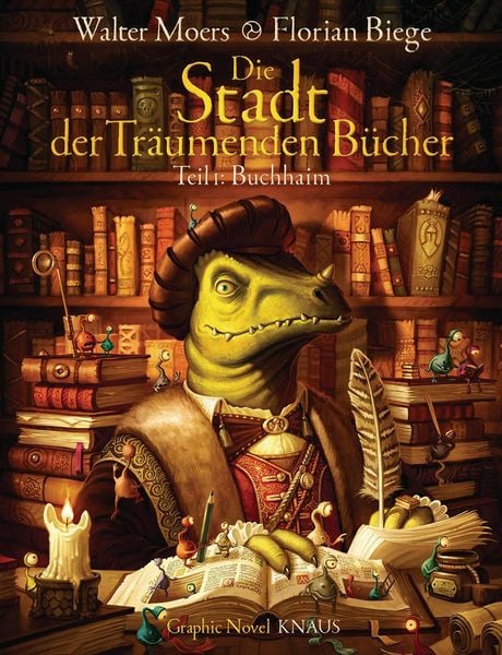 Die Stadt der Träumenden Bücher (Comic), Gebundene Ausgabe von Walter Moers, Knaus