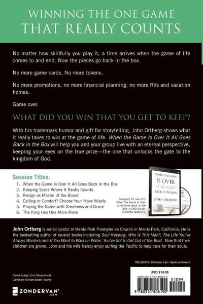 Produktbild: The When the Game Is Over, It All Goes Back in the Box Bible Study Participant's Guide