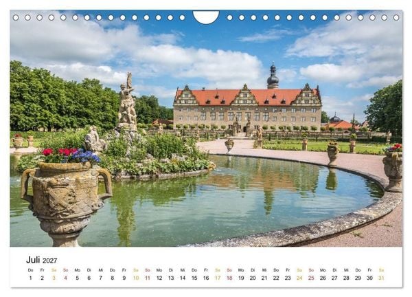 Produktbild: Unterwegs auf der Romantischen Strasse (Wandkalender 2027 DIN A4 quer), CALVENDO Monatskalender