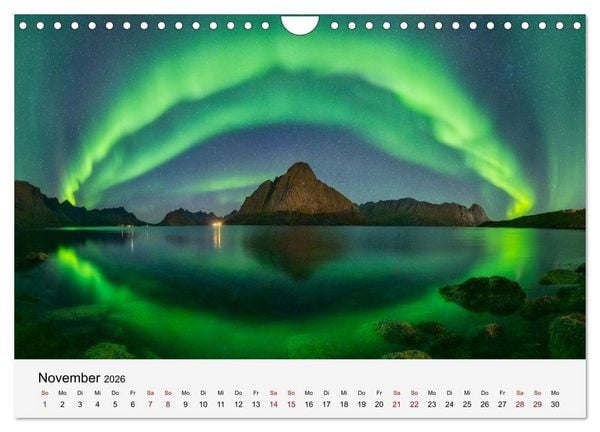 Produktbild: Farben der Lofoten - Jahreszeiten jenseits des Polarkreises (Wandkalender 2026 DIN A4 quer), CALVENDO Monatskalender