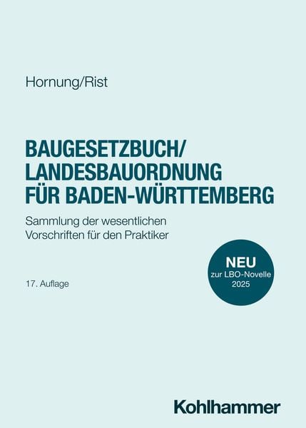 Produktbild: Baugesetzbuch/Landesbauordnung f&uuml;r Baden-W&uuml;rttemberg