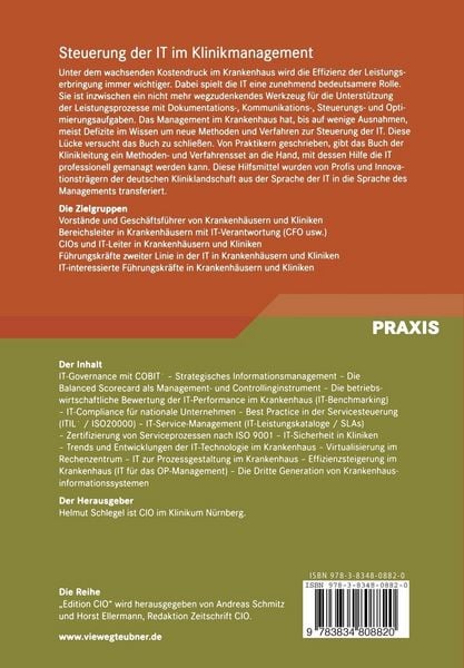 Produktbild: Steuerung der IT im Klinikmanagement