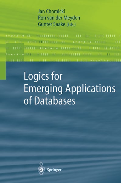 Produktbild: Logics for Emerging Applications of Databases
