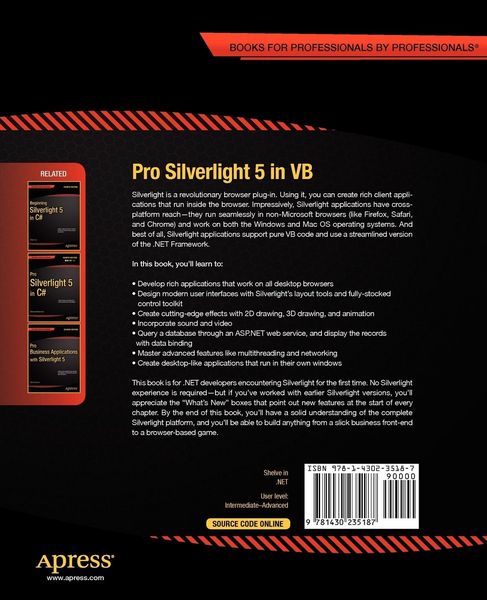 Produktbild: Pro Silverlight 5 in VB