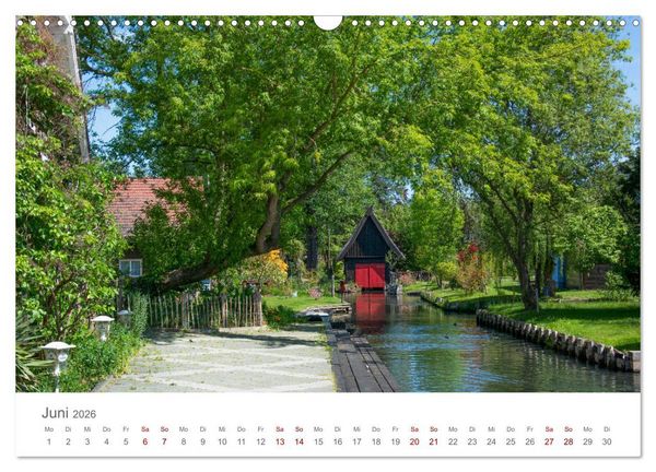 Produktbild: Spreewald - Ein Naturparadies (Wandkalender 2026 DIN A3 quer), CALVENDO Monatskalender