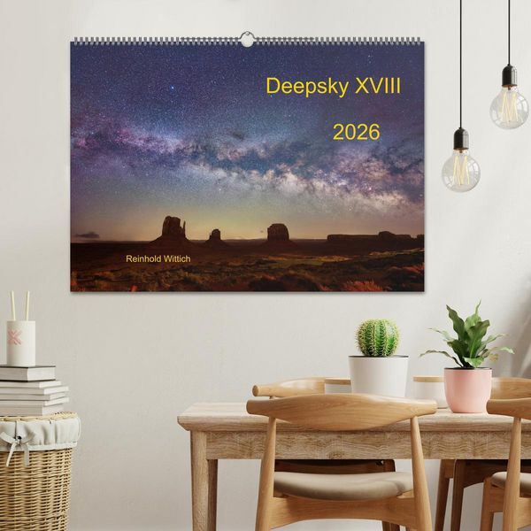 Produktbild: Deepsky XVIII (Wandkalender 2026 DIN A2 quer), CALVENDO Monatskalender
