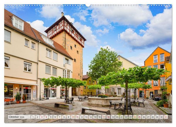 Produktbild: Reutlingen Impressionen (Wandkalender 2026 DIN A2 quer), CALVENDO Monatskalender