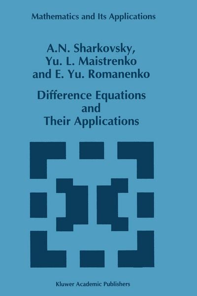 Produktbild: Difference Equations and Their Applications