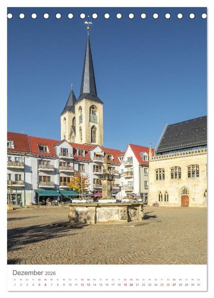 Produktbild: Fachwerk in Halberstadt (Tischkalender 2026 DIN A5 hoch), CALVENDO Monatskalender