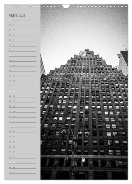 Produktbild: New York Vertical (Wandkalender 2026 DIN A3 hoch), CALVENDO Monatskalender