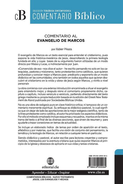 Produktbild: Las Comentario al evangelio de Marcos