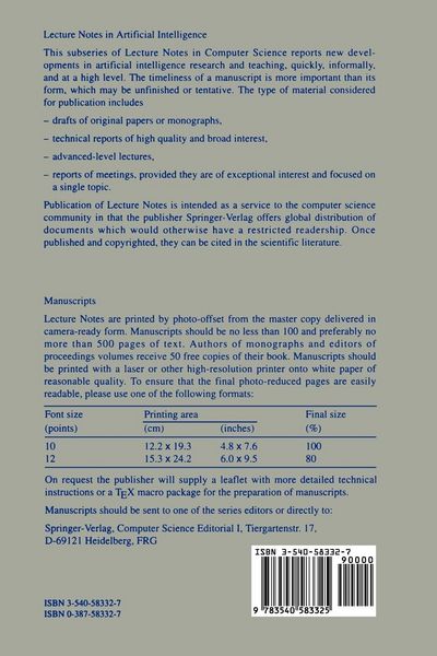 Produktbild: Logics in Artificial Intelligence
