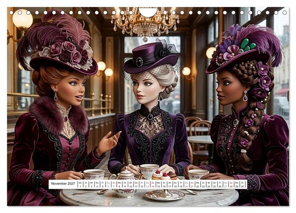 Produktbild: Fabulous Dolls &ndash; Belle &Eacute;poque (Wandkalender 2027 DIN A4 quer), CALVENDO Monatskalender