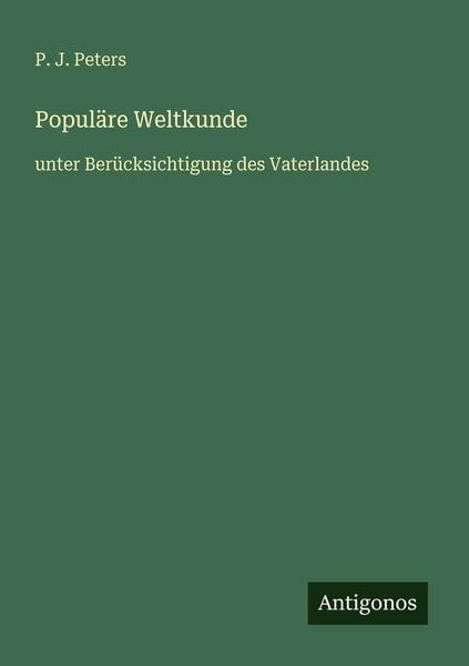 Produktbild: Popul&auml;re Weltkunde