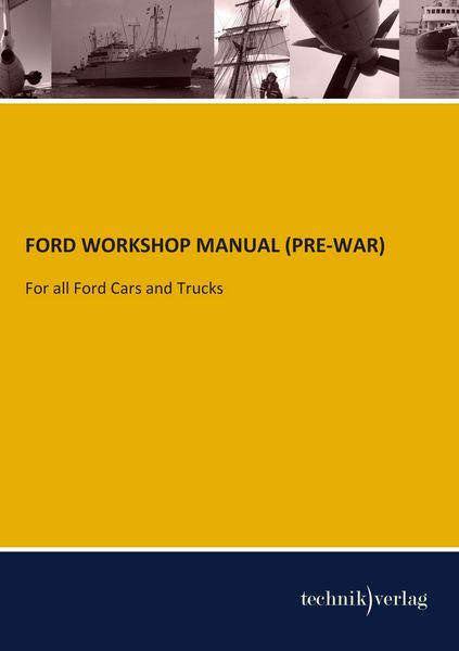 Produktbild: Ford Workshop Manual (pre-War)
