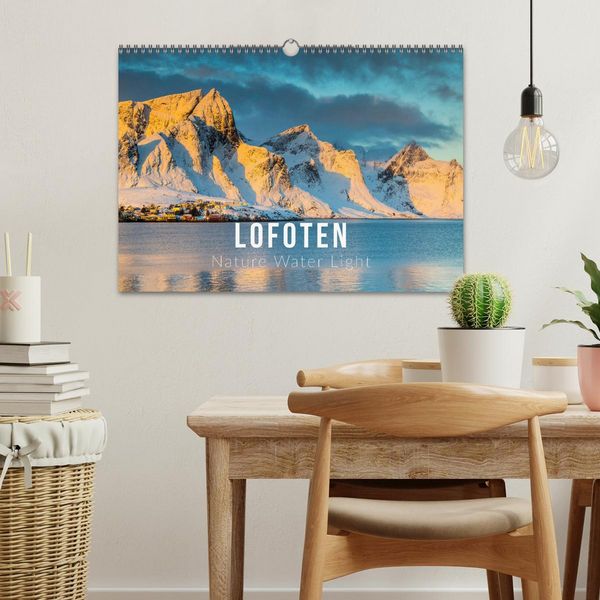 Produktbild: Lofoten. Nature Water Light (Wall Calendar 2026 DIN A3 landscape), CALVENDO 12 Month Wall Calendar