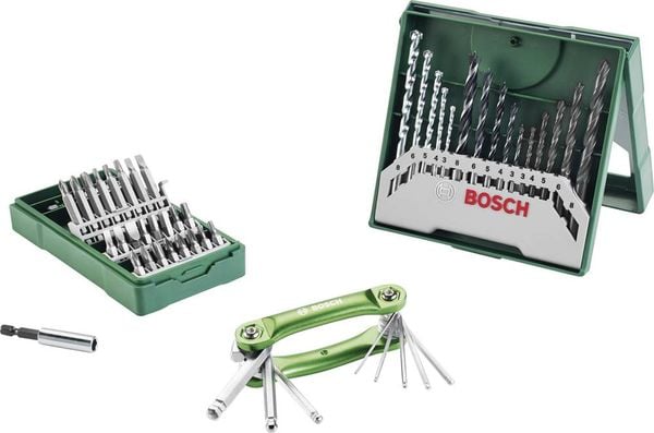 Produktbild: Bosch Accessories 2607017333 41teilig Bohrer- und Bit-Sortiment Metall, Mauerwerk, Stein, Beton, Holz, Buntmetall 3 mm, 4 mm, 5 mm, 6 mm, 8 mm