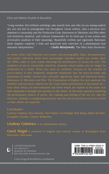 Produktbild: Intercourse in Television and Film