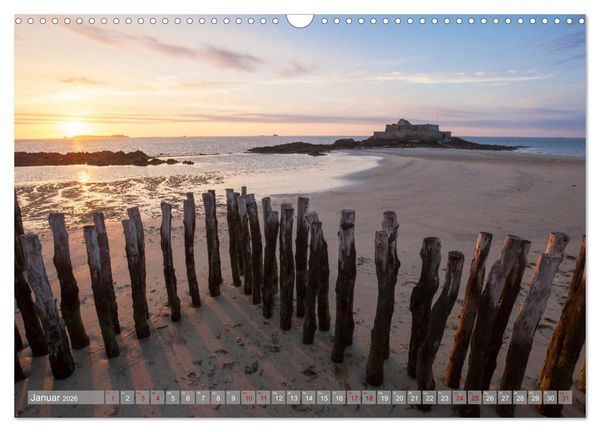 Produktbild: Momente einer Reise - Bretagne (Wandkalender 2026 DIN A3 quer), CALVENDO Monatskalender