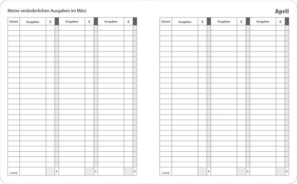Produktbild: Eintragbuch mit Rei&szlig;verschluss - Mein Haushaltsbuch
