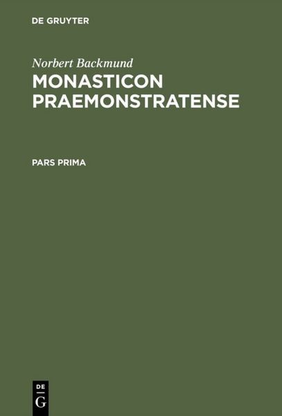 Produktbild: Monasticon Praemonstratense