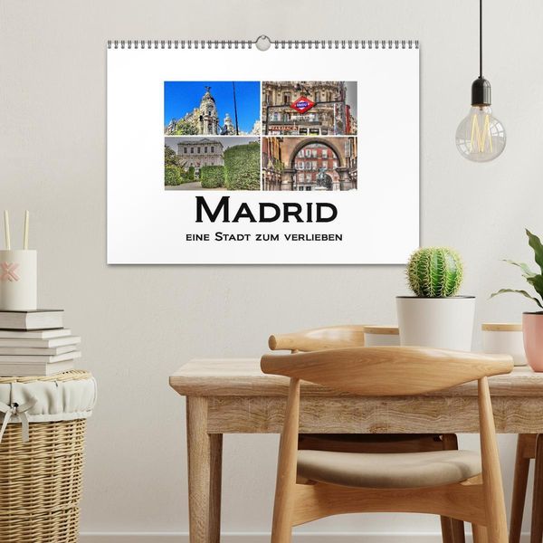 Produktbild: Madrid eine Stadt zum Verlieben (Wandkalender 2026 DIN A3 quer), CALVENDO Monatskalender